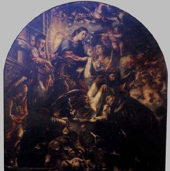 Juan de Valdes Leal Miracle of St Ildefonsus oil painting image